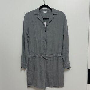 James Perse Gray Romper Size 1 Small NWT